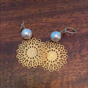 Pearl Drop down earrings